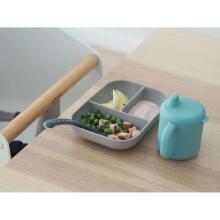 Beaba Silicone Learning Set Art.913526 Blue Silikona trauku komplekts