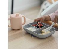 Beaba Silicone Learning Set Art.913527 Pink Silikona trauku komplekts