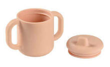 Beaba Silicone Cup Art.913525 Pink Silikona mācību krūze ar rokturiem, 170ml