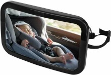 Bērnu uzraudzības spogulis automašīnā ar siksnām