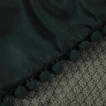 2 gab. dekoratīvo spilvenu pārvalku komplekts, melns