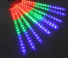 LED vītnes meteoru lietus (50 cm), garums 5 m, daudzkrāsains, 2022G