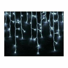 500 LED Ziemassvētku lampiņas — lāstekas, 16 metri, aukstā gaisma, 2022 Y