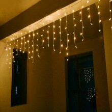 500 LED Ziemassvētku vītne "Vārvekliai", 16m., Silta gaisma, 2022g.
