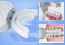 Automātiska viedā zobu suka 360 ° - zila