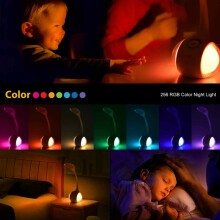 256. tabula RGB lampa - mainīgas krāsas