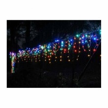 100 LED kalėdinė girlianda "Varvekliai", 3,2m., įvairiaspalvės