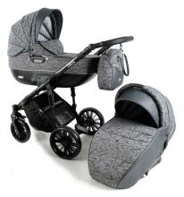 Adbor Ottis Black Art.Ob-07 Universālie bērnu 3 vienā ratiņi