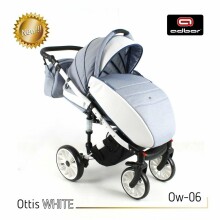 Adbor Ottis White Art.Ow-06   universalus kūdikis 3 viename vežimėlyje