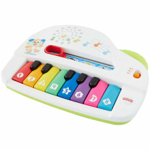 Fisher Price Baby Keyboard Art.10787346 Детская обучающая игрушка пианино (со звуком и световым эффектом на немецком языке)