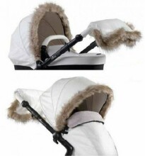Mima Winter Outfit Art.S1007-23 Snow White Зимний набор для колясок Mima