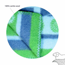 Merinos (Merynos) Art.4309 Blue Детское шерстяное одеяло шерсти New Zeland 70х100см