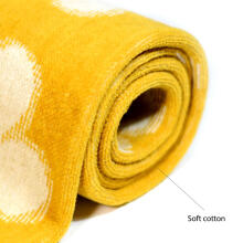 Organic Cotton Art.140657 Yellow Детское одеяло-покрывало из натурального органического хлопка 90х140см