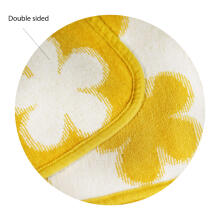 Organic Cotton Art.140657 Yellow Детское одеяло-покрывало из натурального органического хлопка 90х140см