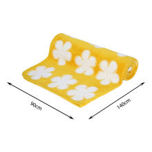 Organic Cotton Art.140657 Yellow Детское одеяло-покрывало из натурального органического хлопка 90х140см