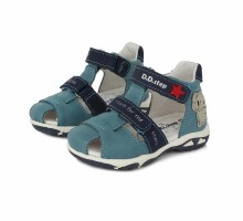 D.D.Step (DDStep) Art.AC290-982BM Blue Ekstra komfortabli zēņu sandales (25-30)