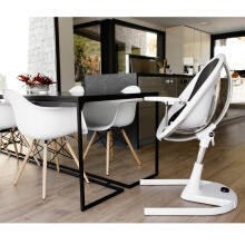 Mima Moon Art.H104RH-CL-W-SH101-SW White/Snow White Bērnu barošanas krēsliņš ar ieliktņi 2in1