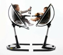 Mima Moon 2G High Chair Art.H104RH-BL Black Bērnu barošanas krēsliņš(Izcila kvalitāte)