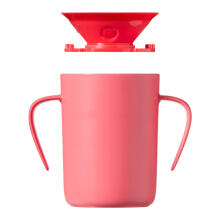 TOMMEE TIPPEE krūzīte ar rokturiem EASI-FLOW 360, 6m+, red, 44720511