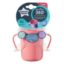 TOMMEE TIPPEE krūzīte ar rokturiem EASI-FLOW 360, 6m+, red, 44720511