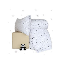 Kids Bedding Set Art.G02454 Stars Kokvilnas gultas veļas komplekts no 3 daļam 100x140  (+5cm)