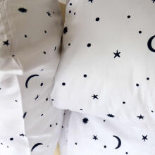 Kids Bedding Set Art.G02454 Stars Kokvilnas gultas veļas komplekts no 3 daļam 100x140  (+5cm)