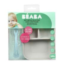 Beaba Compartimente Art.913508 Grey  Набор силиконовой посуды