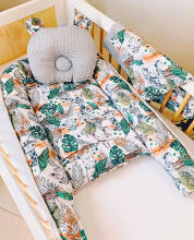Baby Love Babynest Set  Art.140998 Animals Komplekts ligzdiņa - kokons,spilvens,plediņš