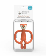 MATCHSTICK MONKEY košļājamā rotaļlieta FUDGE FOX, orange, 3 m+, MM-F-001