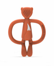 MATCHSTICK MONKEY košļājamā rotaļlieta FUDGE FOX, orange, 3 m+, MM-F-001