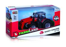 BBURAGO 10cm lauku traktors ar frontālo iekrāvēju, asort., 18-31630