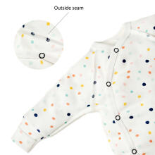 La Bebe™ NO Baby Body Art. 10-10-223 Dots Бодик из 100% мягкого хлопка с длинным рукавом