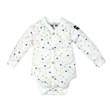 La Bebe™ NO Baby Body Art. 10-10-223 Dots Бодик из 100% мягкого хлопка с длинным рукавом