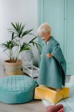 La Bebe™ NO Poncho Towel  Art.141188 Mint Пляжное полотенце-пончо  с капюшоном 110x140 cm