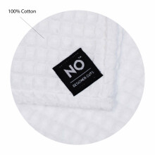 La Bebe™ NO Baby Towel  Art.141190 White Dvielis bērniem  no vafeļauduma 30x30cm (100% kokvilna)