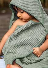 La Bebe™ NO Baby Towel  Art.141197 Indigo