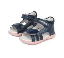 D.D.Step (DDStep) Art.AC048-297BM Navy  Экстра комфортные сандалики для девочки (26-30)