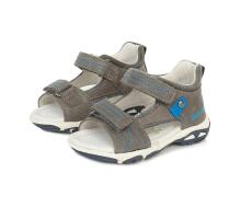 D.D.Step (DDStep) Art.AC290-108A Grey  Экстра комфортные сандалики для мальчика (22-25)