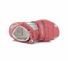 D.D.Step (DDStep) Art.AC290-359M Pink  Экстра комфортные сандалики для девочки (25-30)