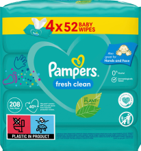 Pampers Sensitive Art.2T1954 Baby wipes,52x4pcs