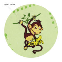UR Kids Bedding Art.141337 Monkey Bērnu virspalags no kokvilnas 120x100cm