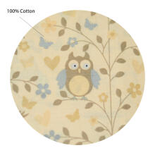 UR Kids Bedding Art.141359 Owl  Детский пододеяльник из 100% хлопка 120x100cm