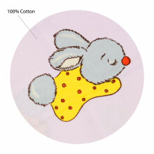 UR Kids Bedding Art.141368 Rabbit Pink Детский пододеяльник из 100% хлопка 140x100cm