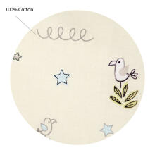 UR Kids Bedding Art.141372 Birds Bērnu virspalags no kokvilnas 120x100cm