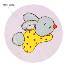 UR Kids Bedding Art.141377 Rabbit Pink Bērnu virspalags no kokvilnas 120x100cm