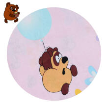 Kids Bed Sets Art.141382 Pooh  Детский пододеяльник из 100% хлопка 75x100cm