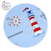 UR Kids Bedding Art.141386 Sea Blue Детский пододеяльник из 100% хлопка 140x100cm