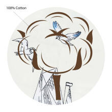 UR Kids Bedding Art.141387 Sea White Детский пододеяльник из 100% хлопка 140x100cm