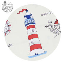 UR Kids Bedding Art.141390 Sea White Bērnu virspalags no kokvilnas 120x100cm