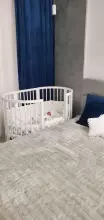 La Bebe™ Bed Kotto Olin 9 in 1 Art.141419 White   Apaļa koka daudzfunkcionāla gulta 9 vienā